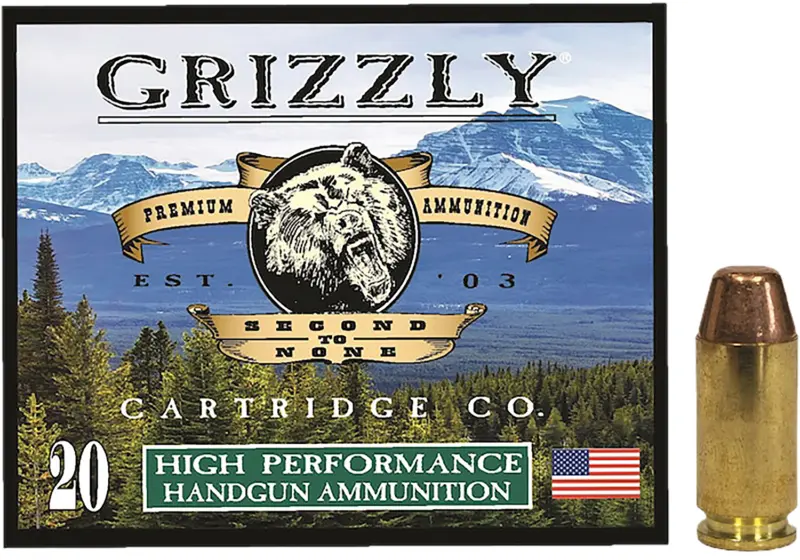 Grizzly Ammo GC40SW5 40S 200gr Full Metal Jacket Flat Point 20 Per Box/10 Case