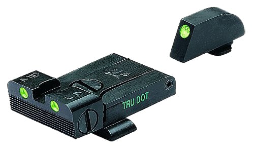 Meprolight Tru-Dot Self Illuminated Adjustable Front/Rear Night Sight Set for Glock 17, 19-23 Pistols - ML20224