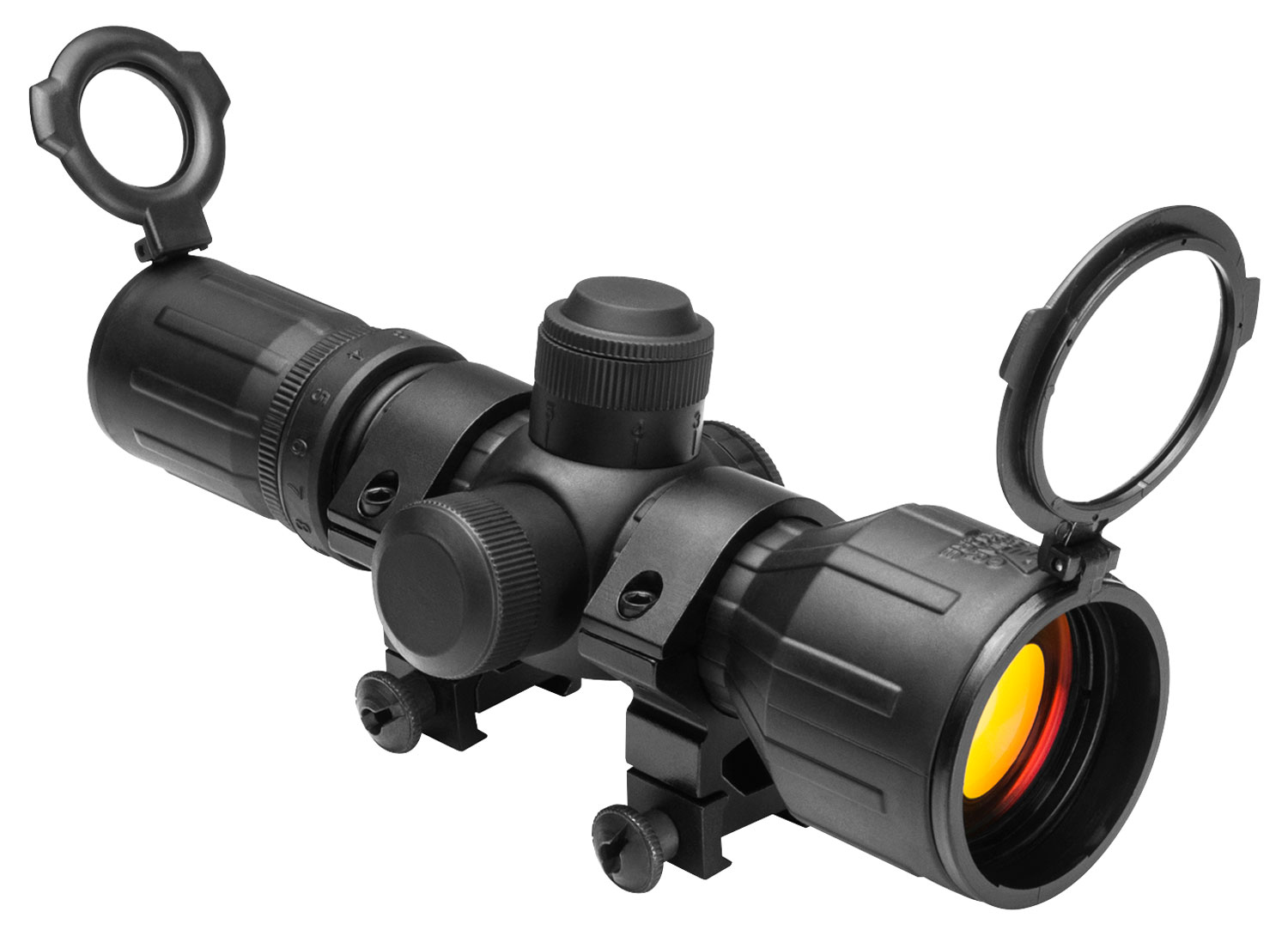 NcStar Compact Tactical 3-9x42mm Illuminated P4 Sniper Rifle Scope - SEECR3942R