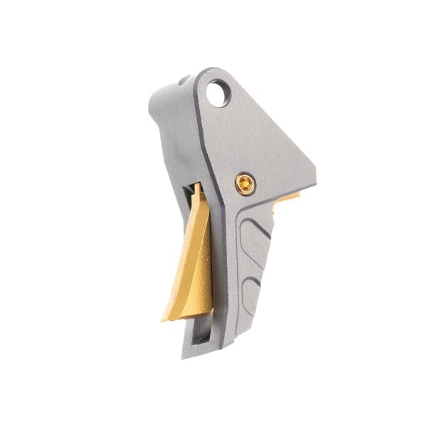Tyrant Designs CNC ITTS Trigger, Gray/Gold