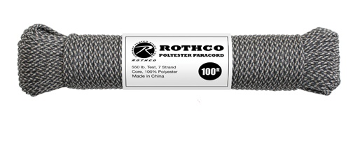 Rothco 550Lb Type III Polyester Paracord - Acu Digital Camo, 100