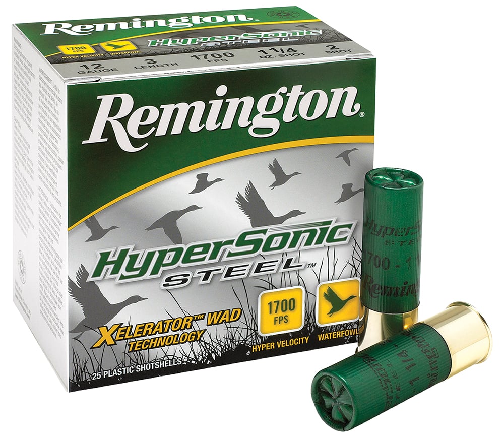 REMINGTON HYPERSONIC 12GA 3″ – 1-1/8OZ #2 1700FPS 25RD 10BX/C - Flat Rate Shipping Under 30lbs! - No Credit Card Fees