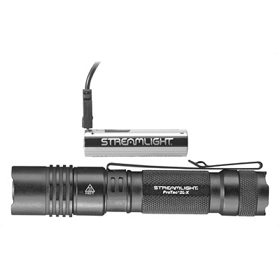 Streamlight ProTac 2L-X 500 Lumen USB Rechargeable Flashlight, Black - 88083
