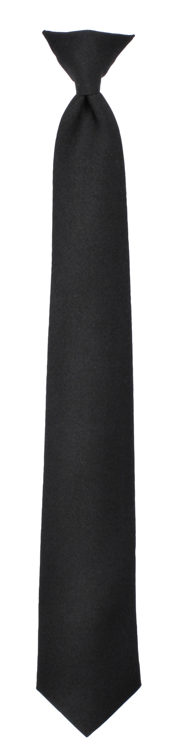 Rothco Police Issue Clip-On Neckties - Black, 16 In