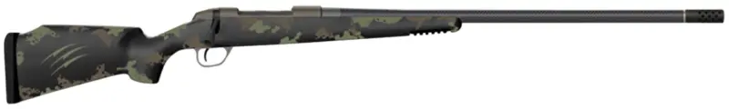 Fierce Firearms FCR300PRC24TF Carbon Rage Full Size 300 PRC 3+1 24" Black C3 Carbon Fiber Barrel, Tungsten Gray Cerakote Stainless Steel Receiver, Forest Green Fixed Fierce Tech C3 Stock, Right Hand