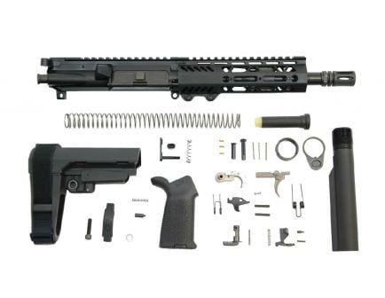 PSA 8.5" Pistol-length 5.56 NATO 1/7 Nitride  7" Lightweight M-Lok MOE EPT SBA3 Pistol Kit