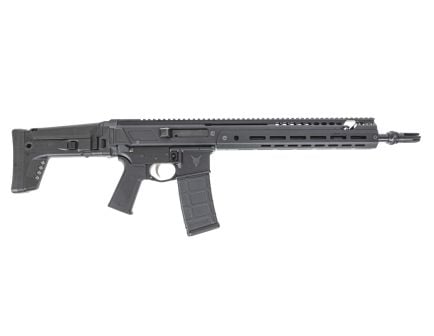 PSA JAKL 14.5" Rifle Length 5.56 1:7 Nitride AAC Flash Hider MOE SL EPT F5 Stock Rifle, Black