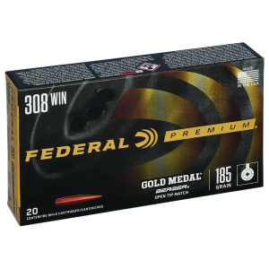 Federal GM300WM Gold Medal  300 Win Mag 190 gr Sierra MatchKing Boat-Tail Hollow Point (BTHP) 20 Bx/ 10 Cs