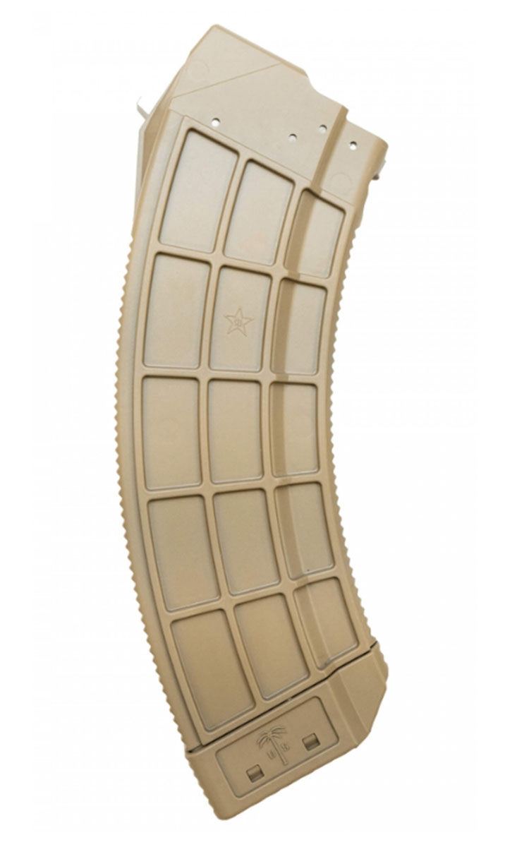 Century Arms US Palm AK30 7.62x39mm 30rd Magazine, FDE - MA693A