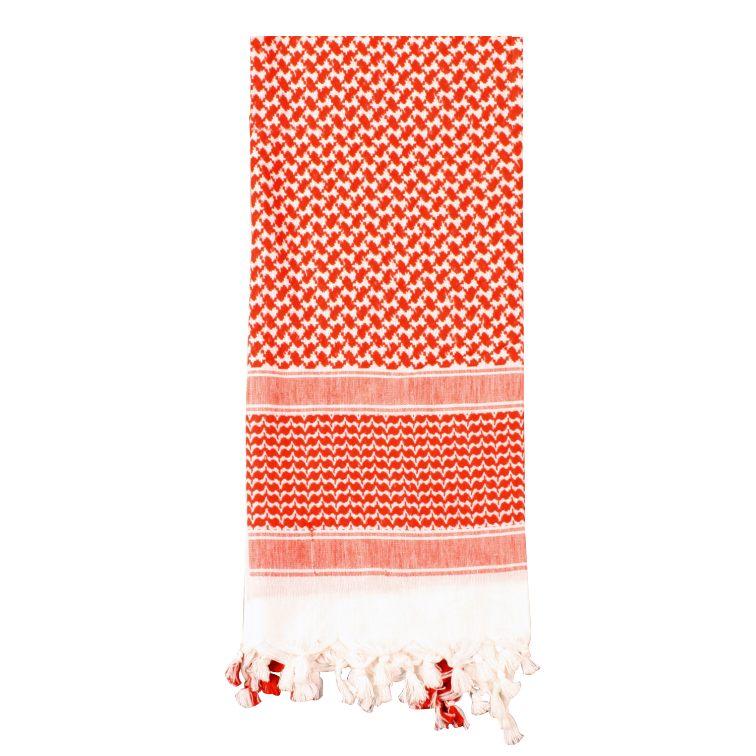 Rothco Lightweight Shemagh Tactical Desert Keffiyeh Scarf - Red - White