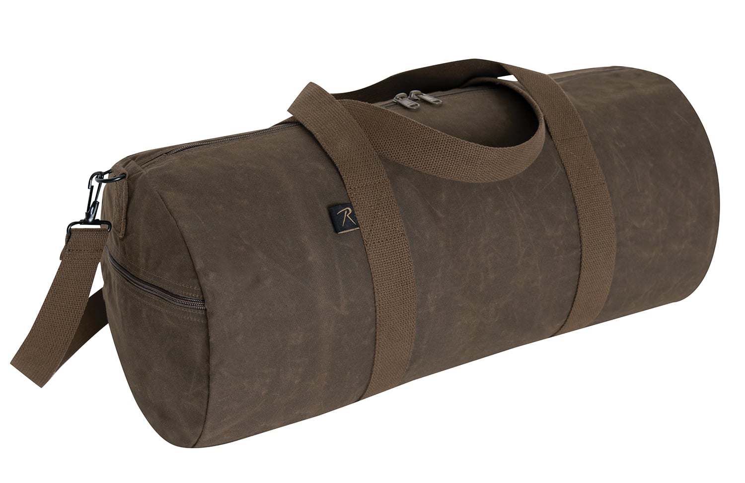 Rothco Waxed Canvas Shoulder Duffle Bag - 24 Inch, Brown