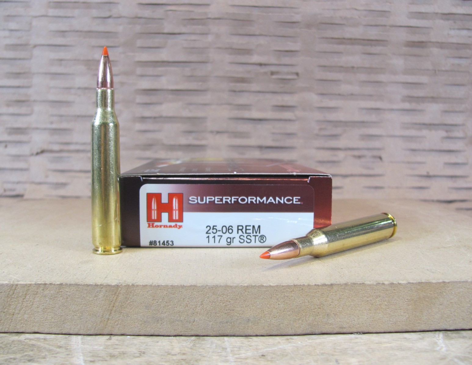 200 Round Case – 25-06 Rem 117 Grain SST Hornady Superformance Ammo – 81453