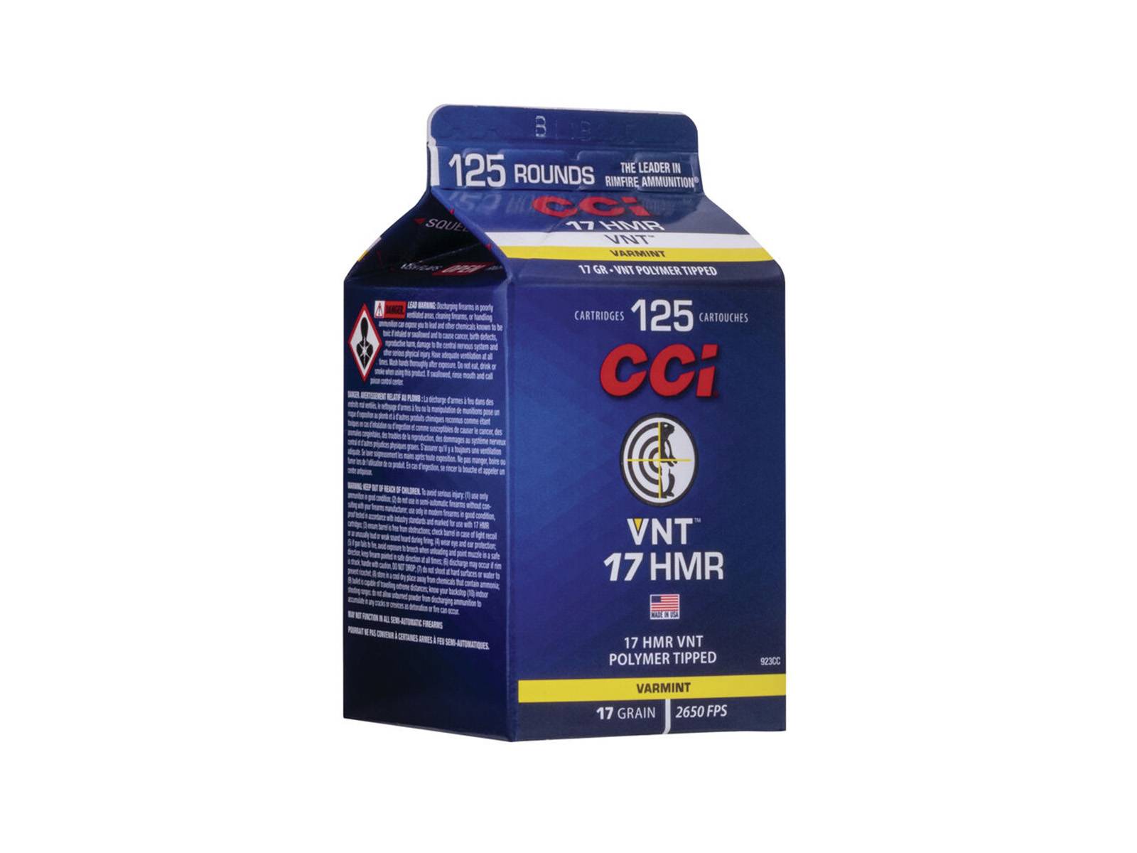 CCI VNT Pour Pack 17 HMR 17 Grain Varmint Tipped (Box)