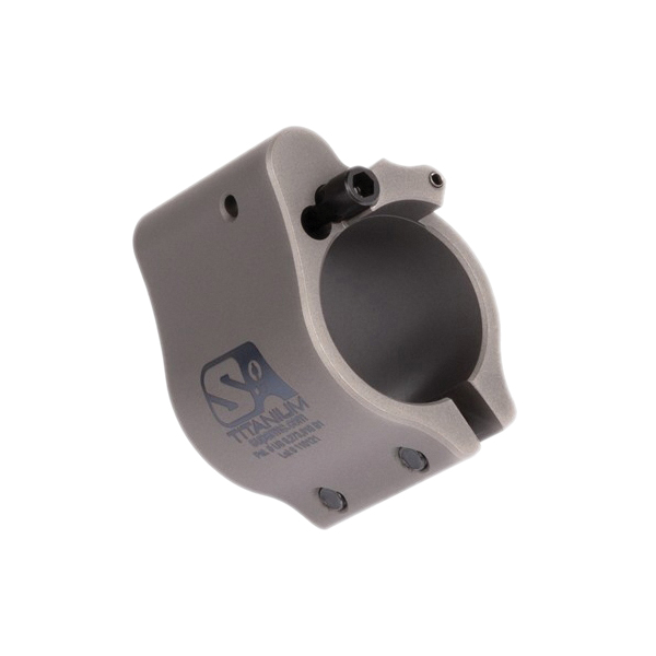 Superlative Arms Clamp-On Direct Impingement Adjustable Gas Block 0.75" x 1", Gray