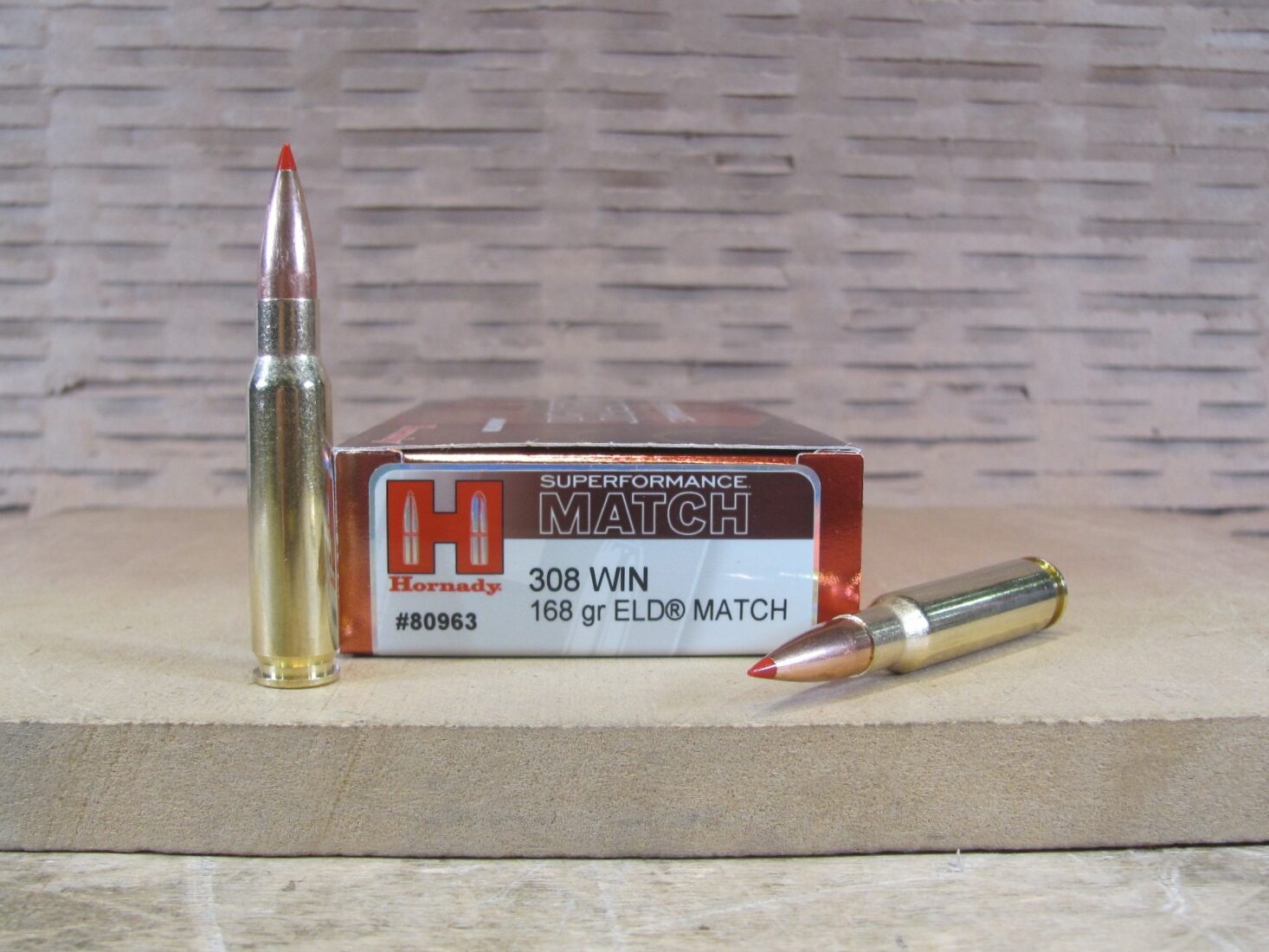 20 Round Box – 308 Win 168 Grain ELD Match Hornady Superformance Match Ammo – 80963