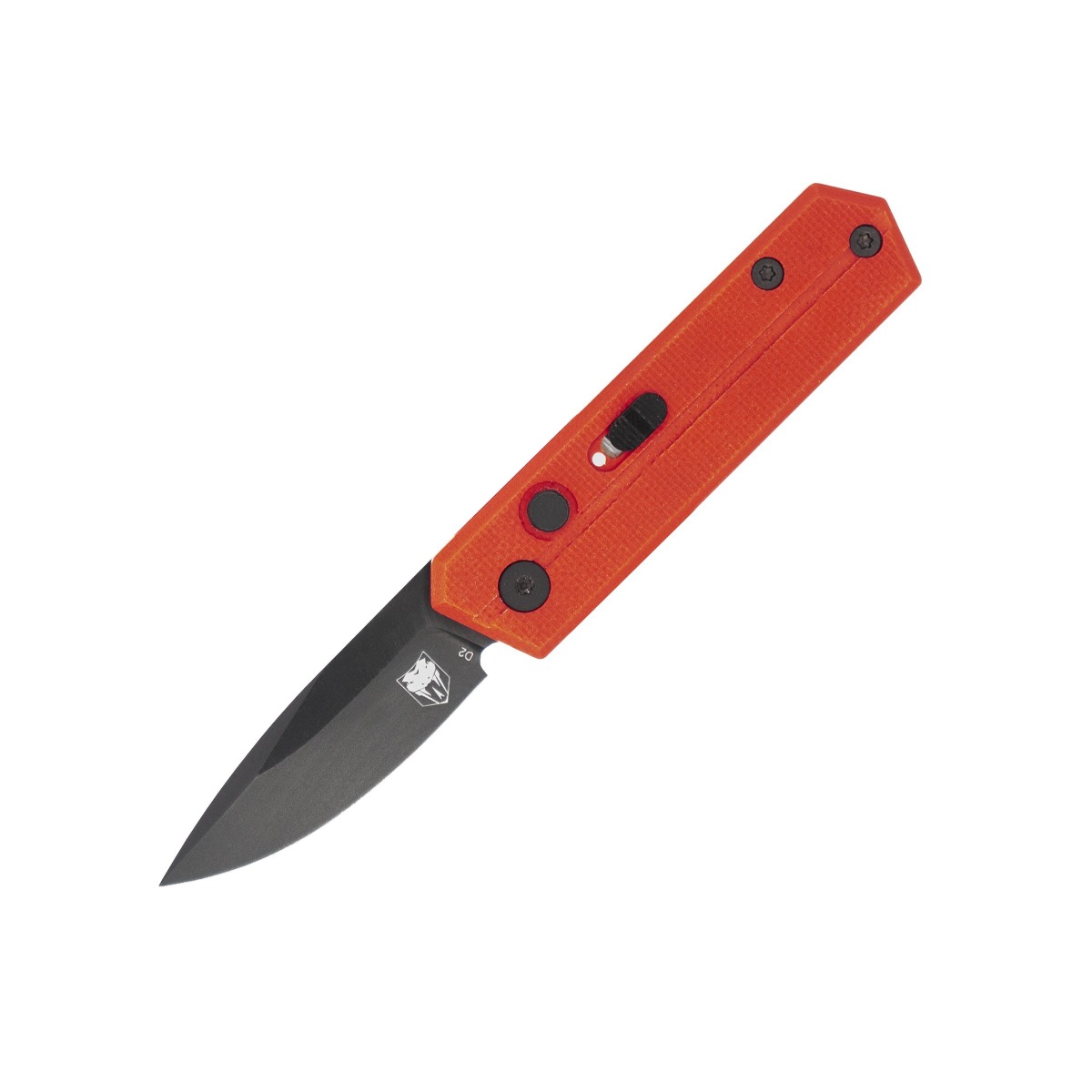 CobraTec Knives Stinger Folding Drop Point Knife, Red - CTSTRRED