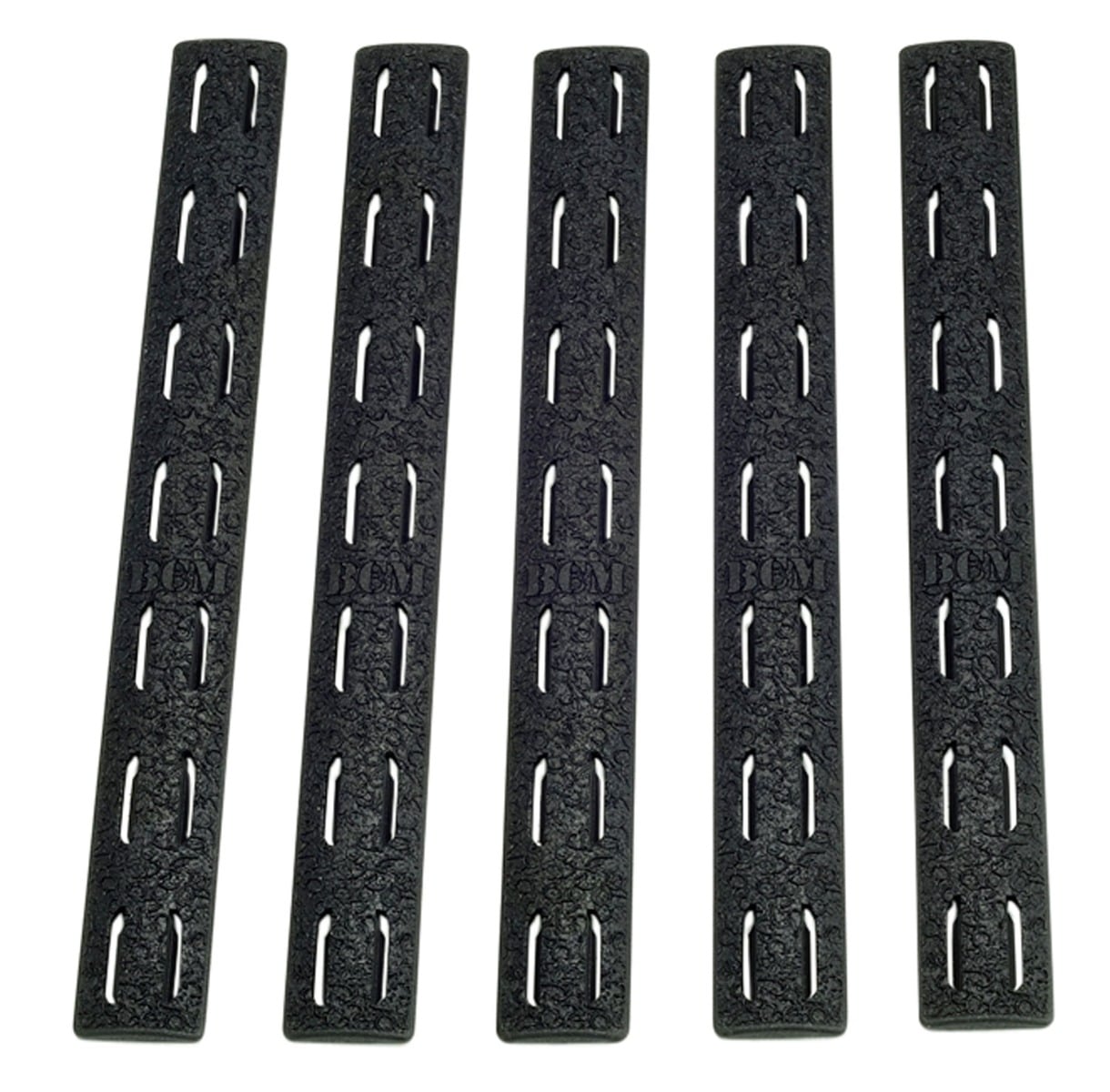 BCM KeyMod AR Rail Panel Kit, 5 Pack - BCM-KMR-RP-BLK-5