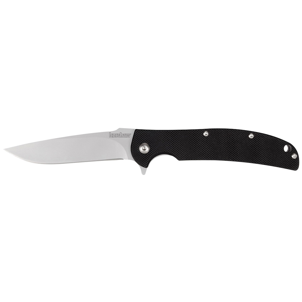 Kershaw Chill Drop Point Folder Knife, 3.1", Black - 3410
