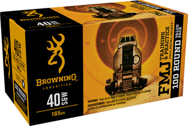 Browning 40 S&W 165 Grain Full Metal Jacket