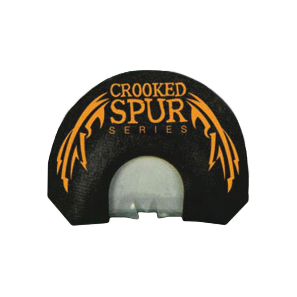 FoxPro Crooked Spur Black V-Cut Turkey Mouth Game Call, Black