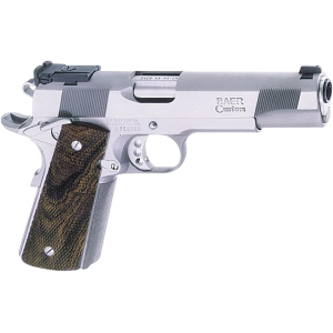 Les Baer Custom 1911 Concept V 45 ACP Pistol 5" Barrel 8+1 Round Stainless Slide Rosewood Grip Stainless Frame