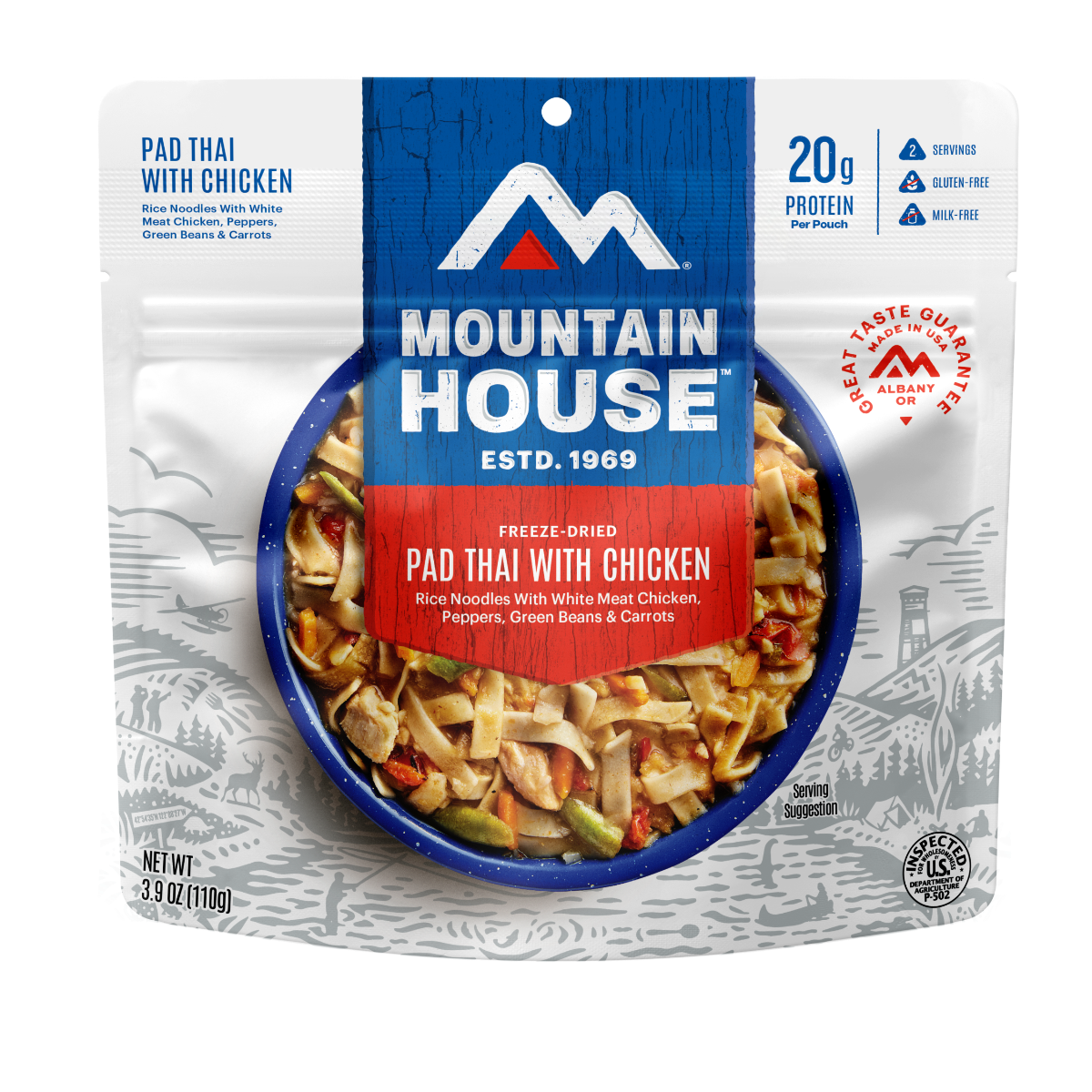 Mountain House Freeze Dried Pad Thai w/ Chicken - 55181