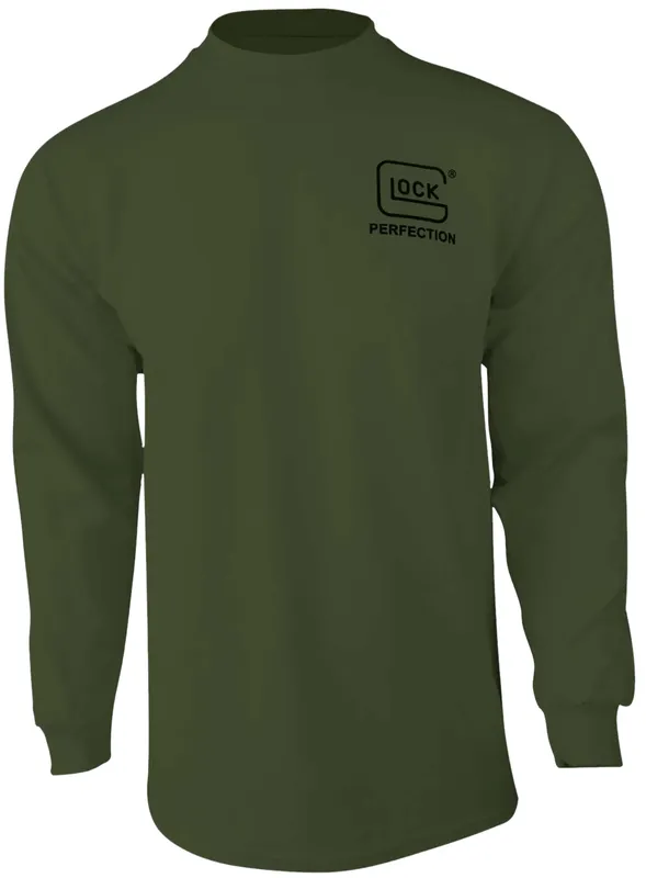 Glock Born in Austria Long-Sleeve Shirt - Military Green 3X