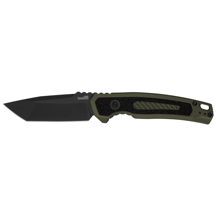 Kershaw Launch 16 Auto Folding Tanto Knife, Olive - 7105OLBLK