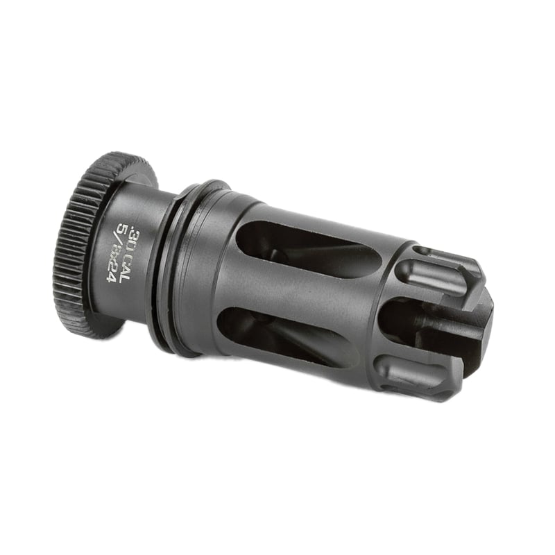 Griffin Armament Dual-Lok Flash Compensator 5/8-24, Black
