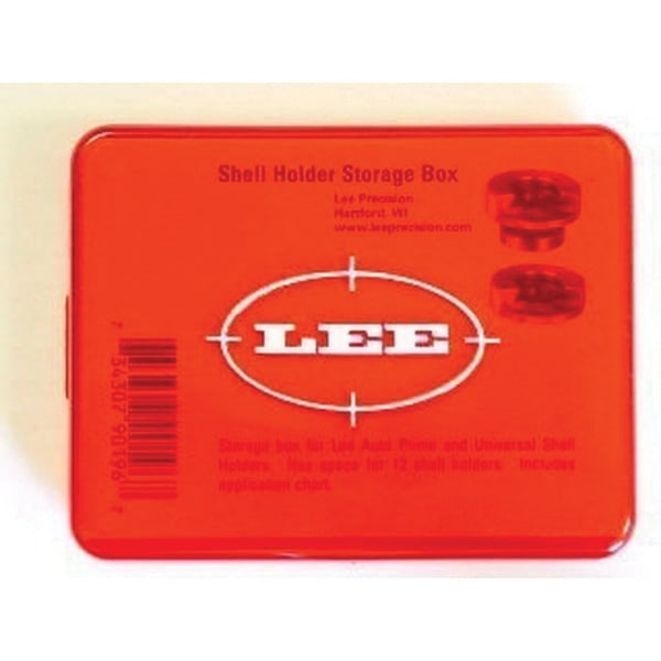 Lee Precision 12 Round Shell Holder Storage Box, Red - 90196