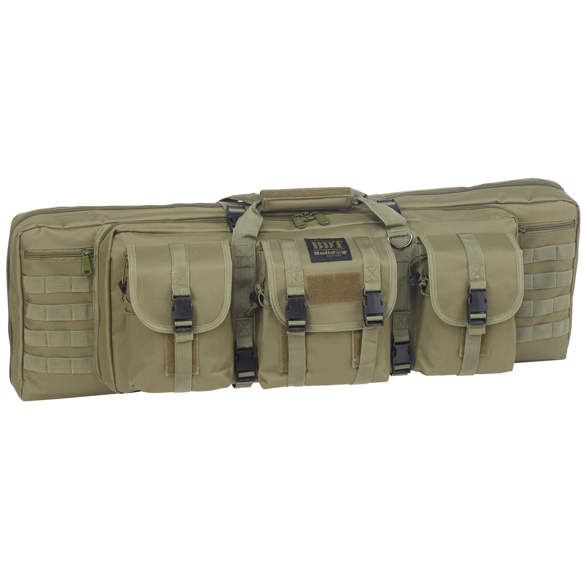 Bulldog Cases Tactical Rifle Cases, 37", Green - BDT6037G