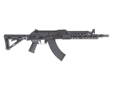 PSAK-47 GF3-E Rifle with 14.7" Barrel Pin and Weld, ALG Trigger, PSA-SLR Solo 11" Rail, Hinged Dust Cover, and JMAC Muzzle Brake