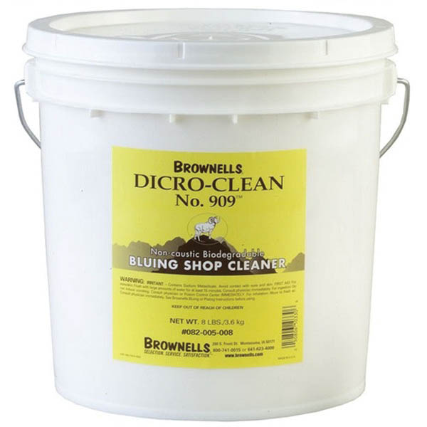 Brownells Dicro-Clean 909 Bluing Shop Cleaner, 8 lb