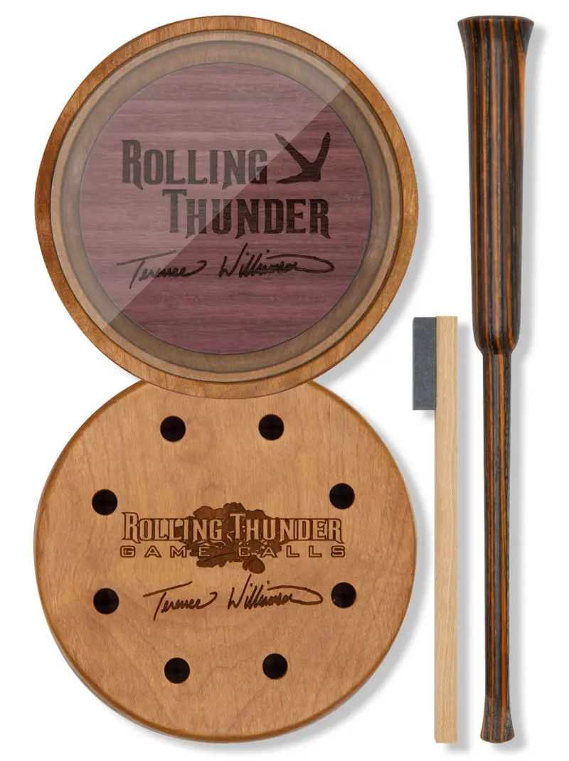 Rolling Thunder Game Call TCP-TW1 Terence Williamson Pot Calls Strikers Attracts Turkey Species