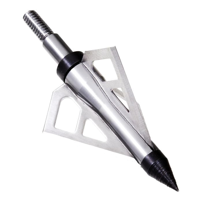 Velox Optimus 125 gr 3-Blade Broadhead, Stainless Steel Pack of 3