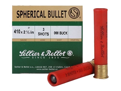 S&B 410 2.5″ 000 BUCK 25/500 - Flat Rate Shipping Under 30lbs! - No Credit Card Fees