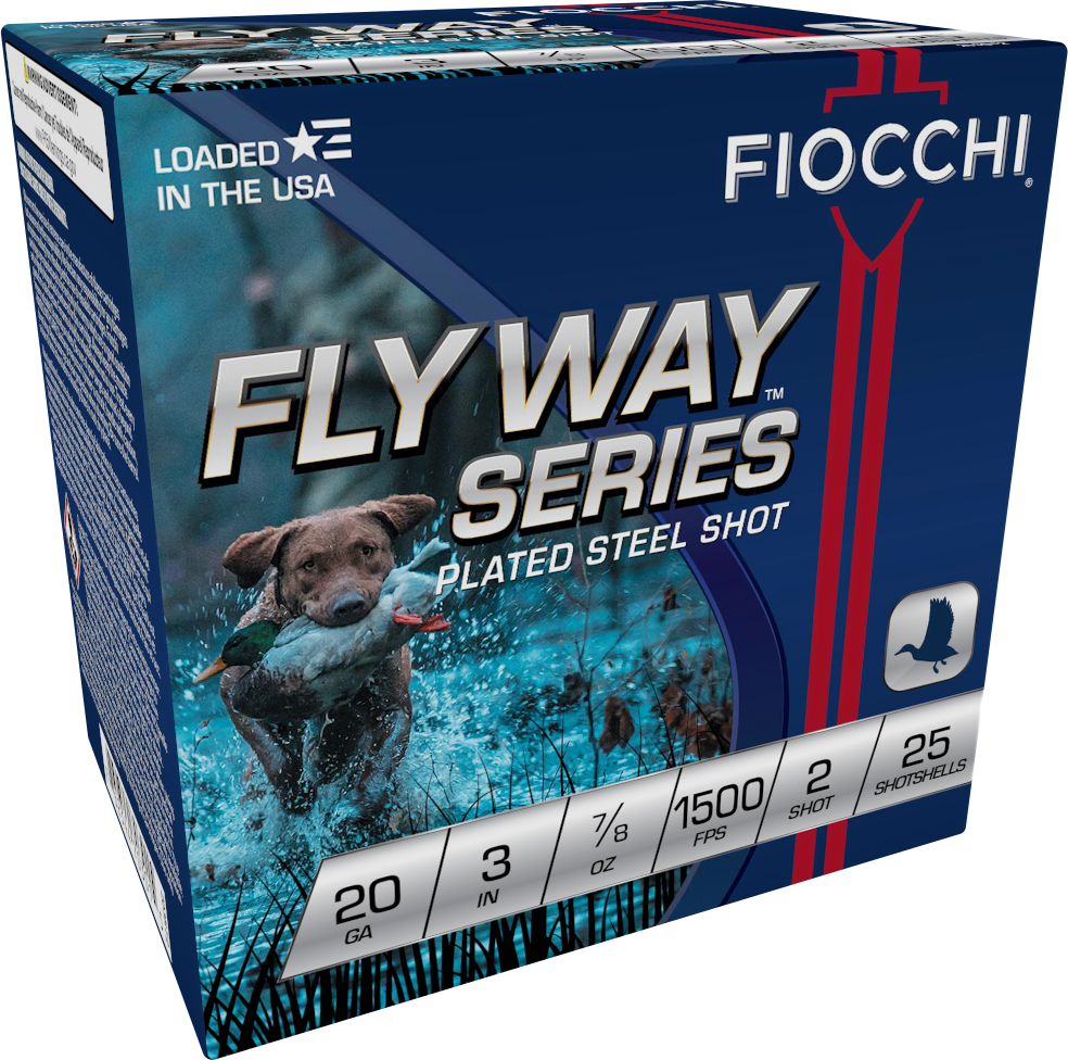 Fiocchi 203ST2 Flyway 20Gauge 3″ 7/8oz 2Shot 25 Per Box/10 Case - No Credit Card Fees - Low, flat rate shipping