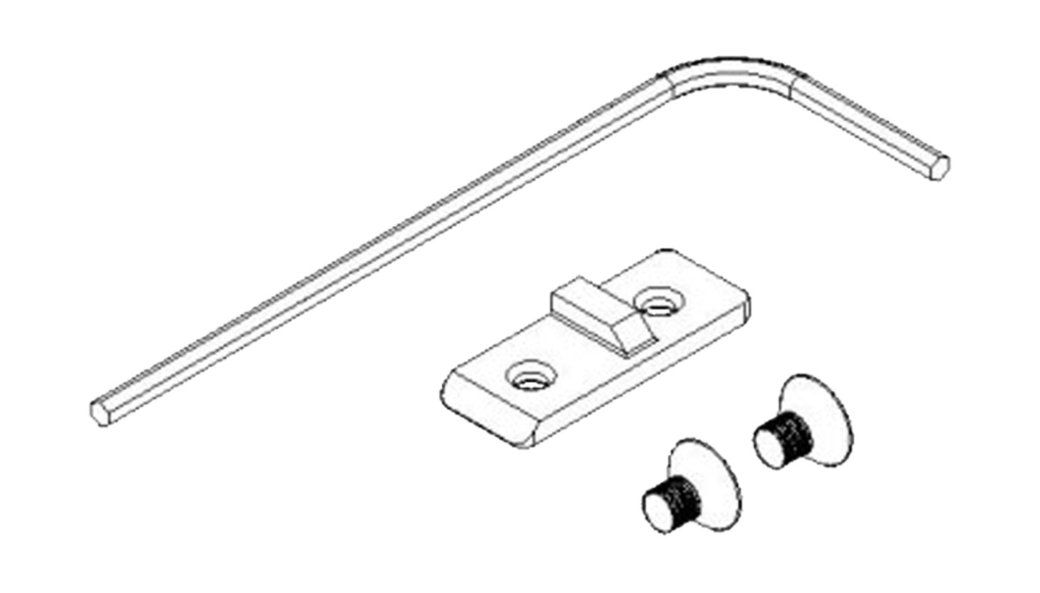 Kel-tec Mag Catch Kit for CZ75 Sub 2000 Gen2 Rifles, Black - S2K-205CZ75
