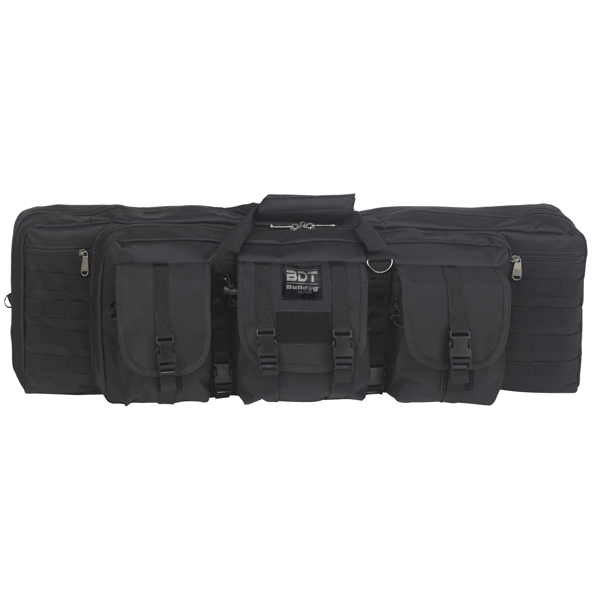 Bulldog Cases Deluxe Double Rifle Case, 42", Black - BDT3742B