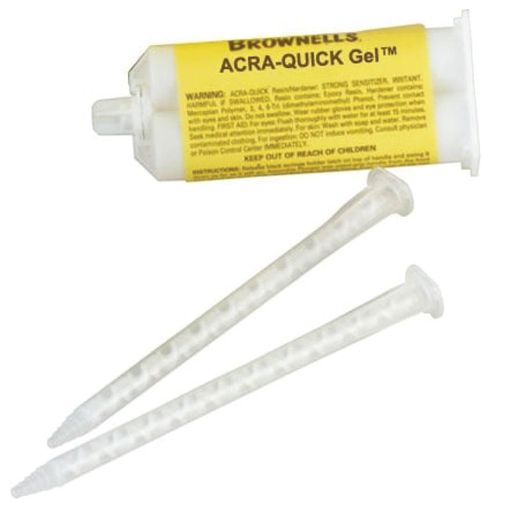 Brownells 50 mL Acra-Quick Gel w/2 Mixing Tips