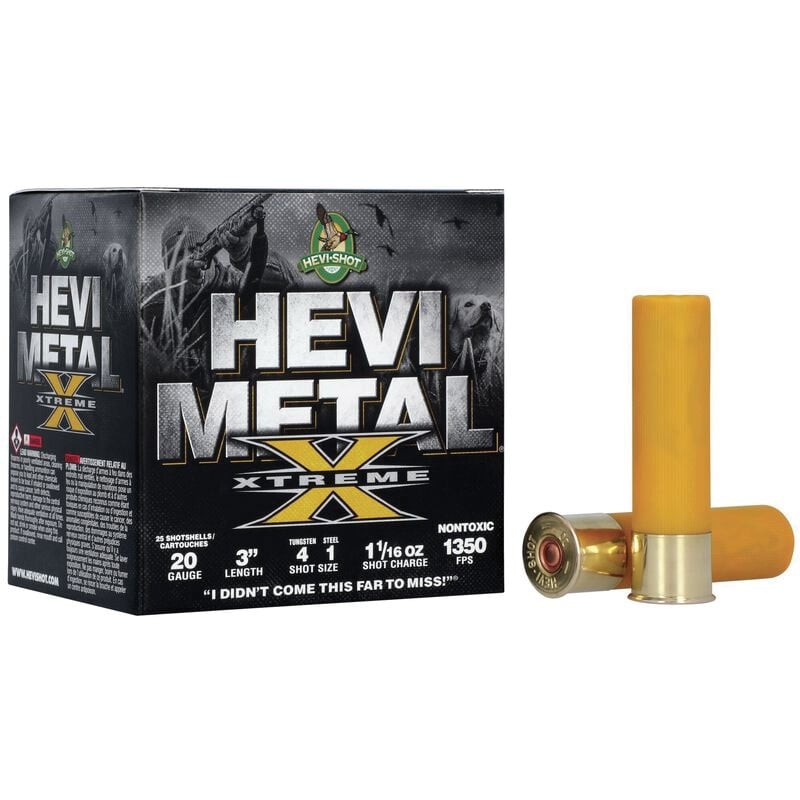 Hevishot HEVI-Metal Xtreme 20 Gauge 3" #4/1 1.06 oz - 25rds - HS39202