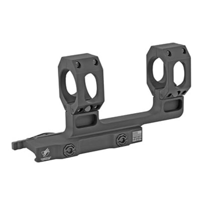American Defense Mount w/ Picatinny & Quick Release Fits 30MM Scope, Black - AD-RECON-H-30-STD-TL