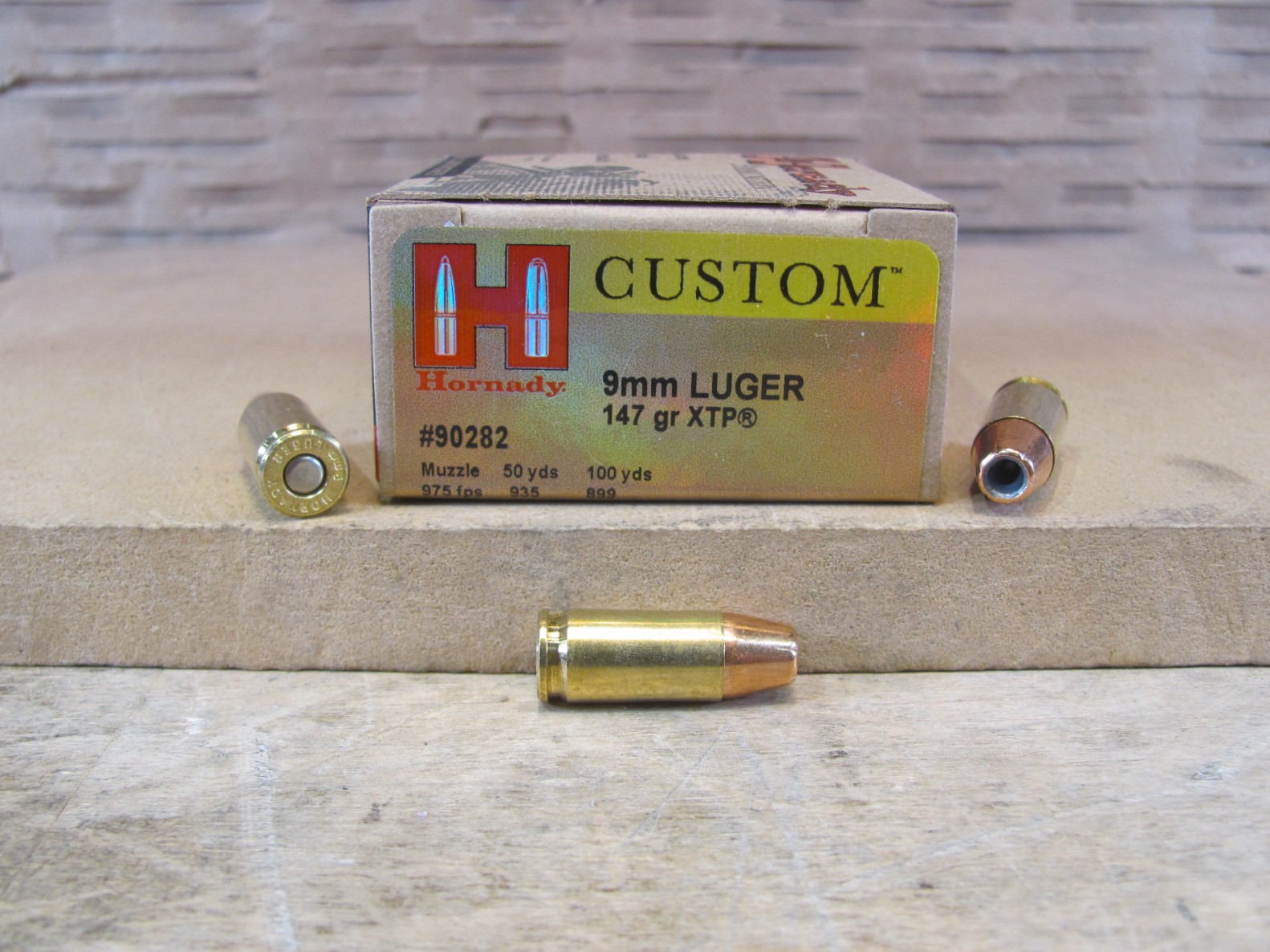 250 Round Case – 9mm Luger 147 Grain XTP Hollow Point Ammo by Hornady – 90282