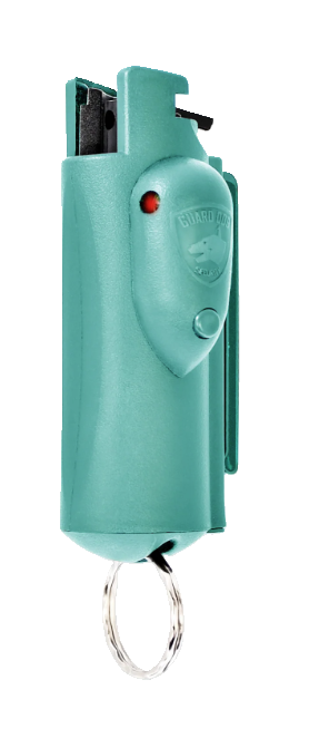 Guard Dog Accufire Laser Target Keychain Pepper Spray with UV Dye, Teal