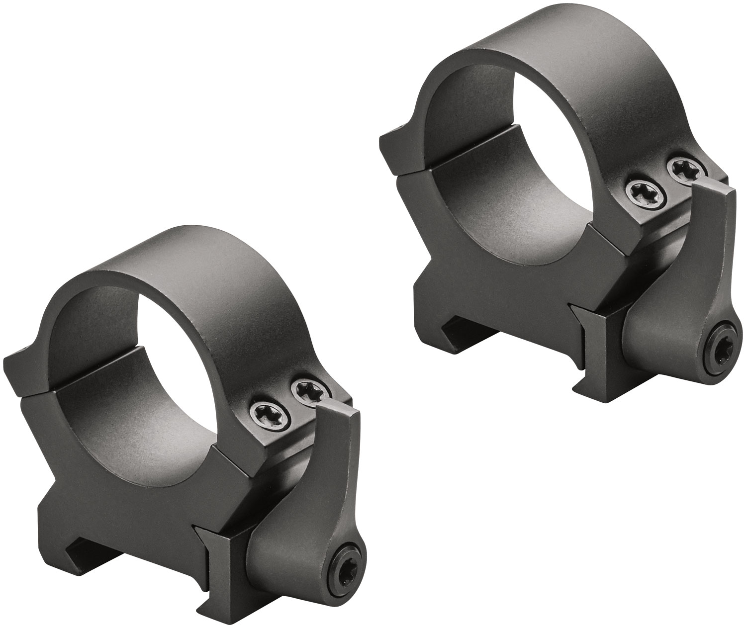 Leupold QRW2 1" Low Steel 2-Piece Scope Ring, Matte Black - 174065