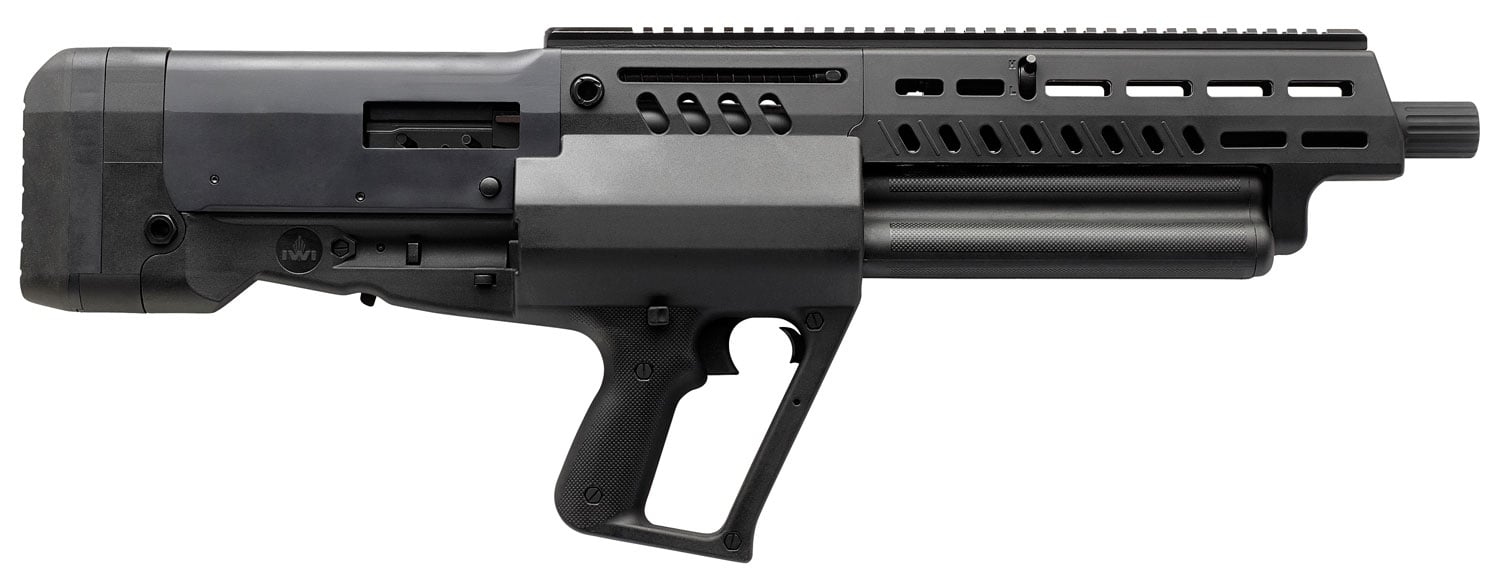 IWI Tavor TS12 18.5" 12 Gauge Shotgun 3" Semi-Automatic, Short Stroke Gas Piston, Black - TS12B