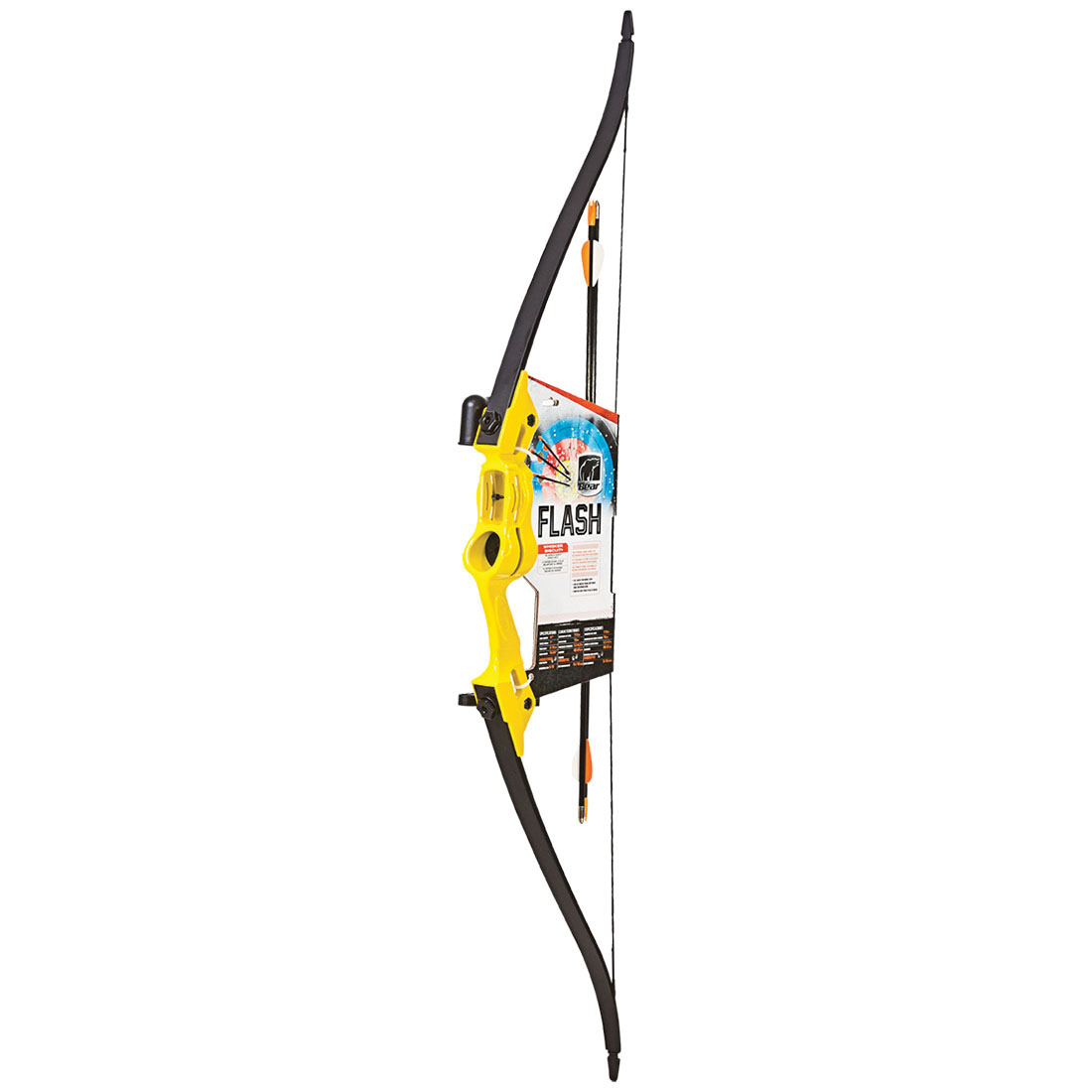 Bear Archery  Flash 18LB Ambidextrous Youth Traditional Bow, Yellow