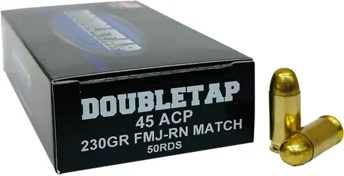 DOUBLETAP 45ACP 230GR FMJ-RN - MATCH 50RD 20BX/CS