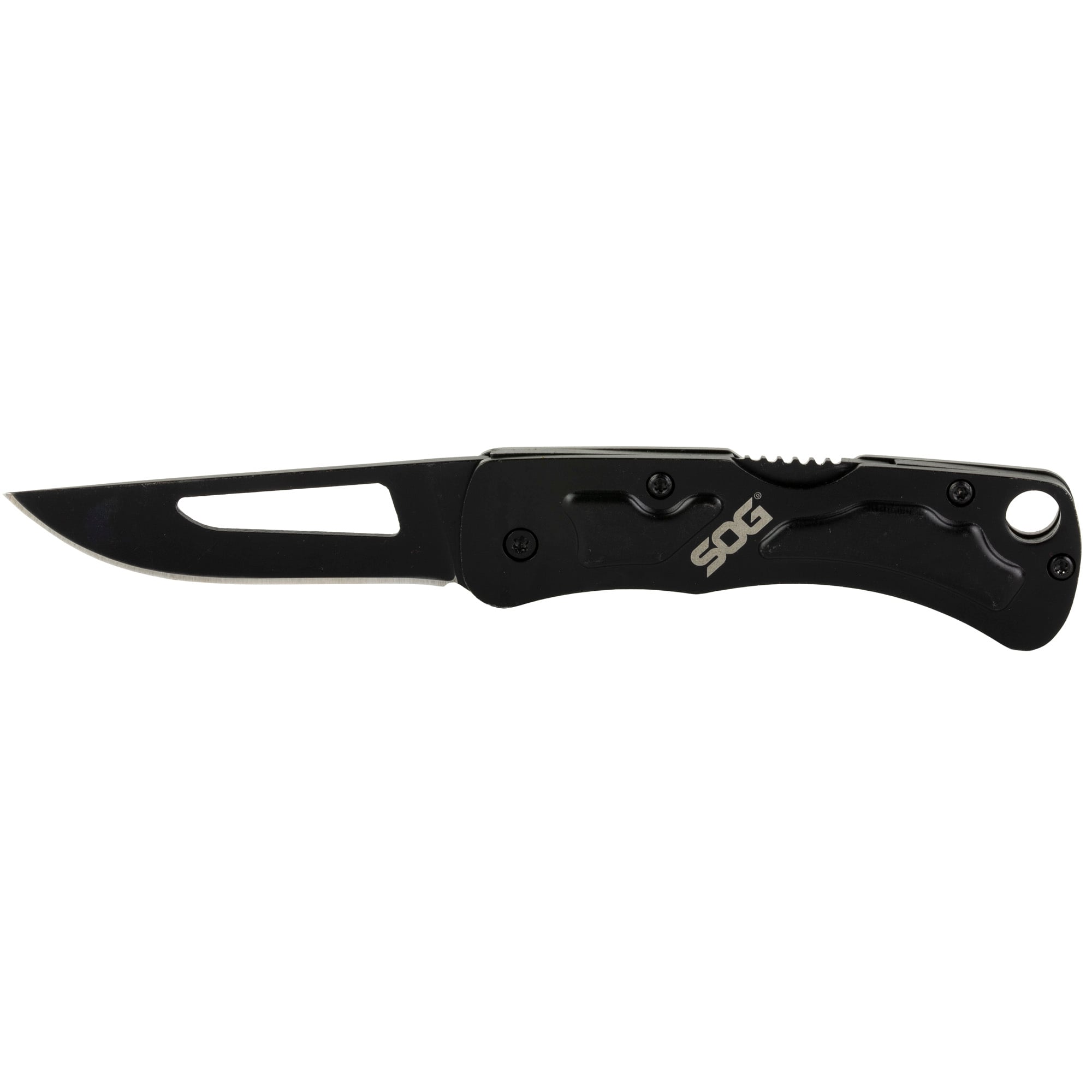 SOG Knives Centi II 2.1" Straight Back Folding Knife, Black - SOGCE1012CP