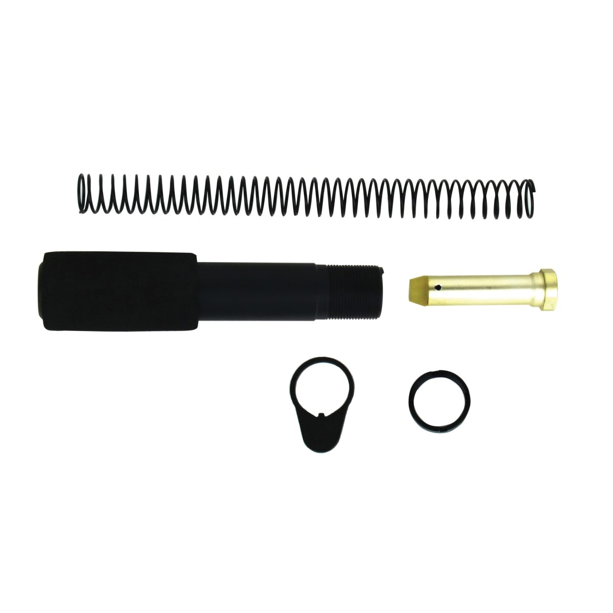 Tacfire Mil-Spec Pistol Buffer Tube Kit for AR-15, Black - MAR049-A